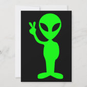 Little Green Man Kaart (Voorkant)