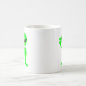 Little Green Man Magische Mok (Center)