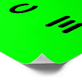 Little Green Man Poster (Hoek)