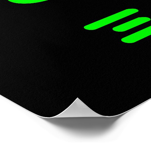 Little Green Man Poster (Hoek)