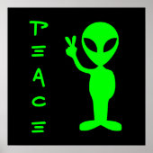 Little Green Man Poster (Voorkant)