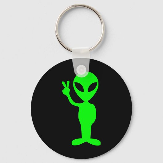 Little Green Man Sleutelhanger (Voorkant)
