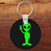 Little Green Man Sleutelhanger (Voorkant)