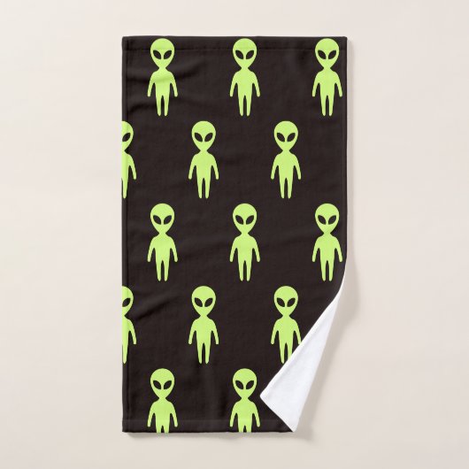Little Green Mannen Alien Bad Handdoek (Handdoek)