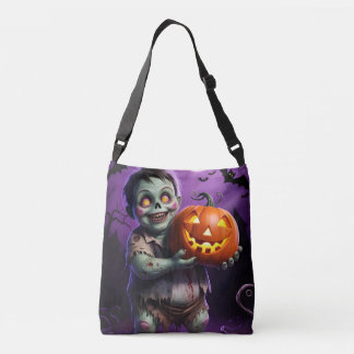 Little Green Monster & Pumpkin Friend Tas