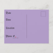 Little Green Monster & Pumpkin Vriend Uitnodiging Briefkaart (Achterkant)