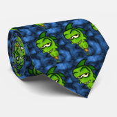 Little Green Monster Stropdas (Opgerold)