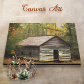 Little Greenbrier School Canvas Afdruk