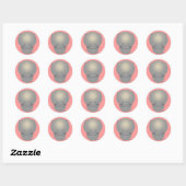 Little Grey Kitten Stickers (Vel)