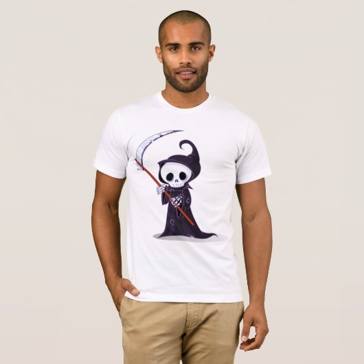 Little Grim Reaper Mannen T-shirt (Voorkant volledig)