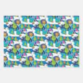 Little Grinch | Merry Grinchmas Colorful Pattern Inpakpapier Vel (Voorkant 2)