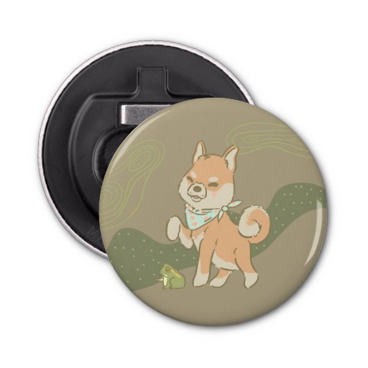 Little guardian froggo button flesopener (Voorkant)