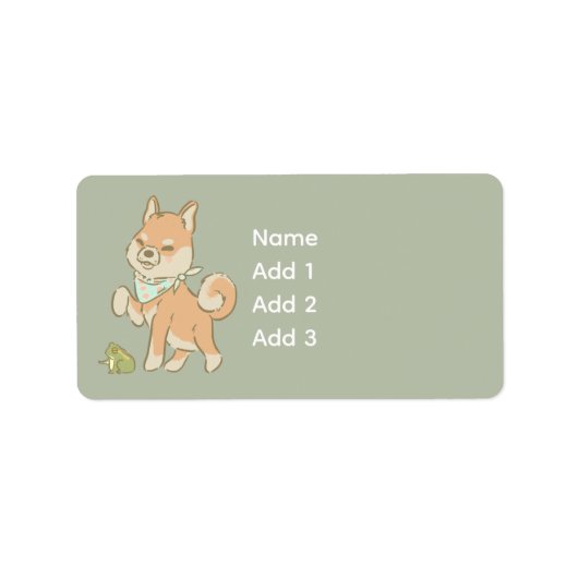 Little guardian froggo etiket (Voorkant)