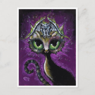 Little Guardian Gargoyle Cat briefkaart