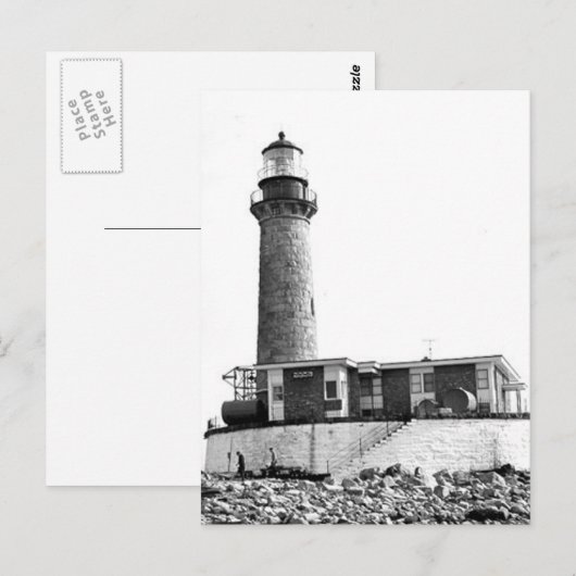 Little Gull Island Lighthouse Briefkaart (Voorkant / Achterkant)
