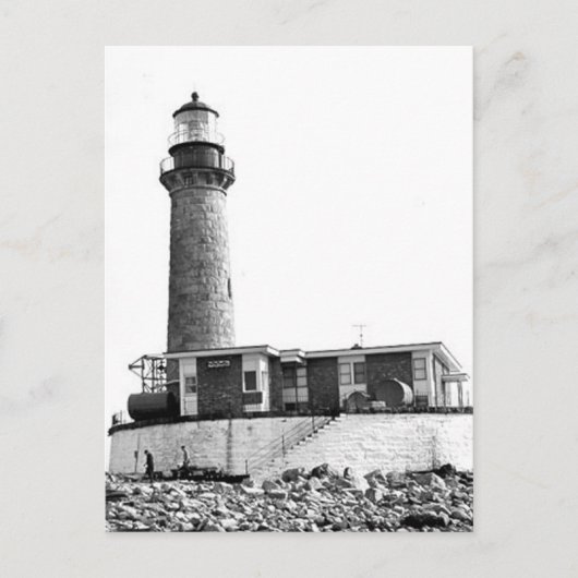 Little Gull Island Lighthouse Briefkaart (Voorkant)