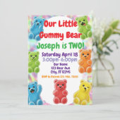 Little Gummy Beer Verjaardag Kaart (Staand voorkant)