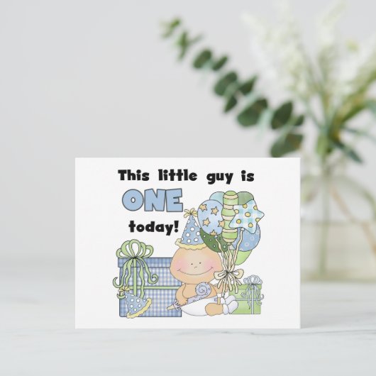 Little Guy is een Tshirts en geschenken Briefkaart (Staand voorkant)