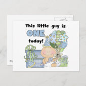 Little Guy is een Tshirts en geschenken Briefkaart (Voorkant / Achterkant)