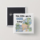 Little Guy is een Tshirts en geschenken Vierkante Button 5,1 Cm (Voorkant /achterkant)