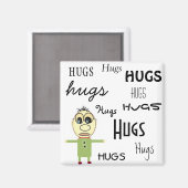 "LITTLE GUY" serie Magneet (Voorkant / Achterkant)