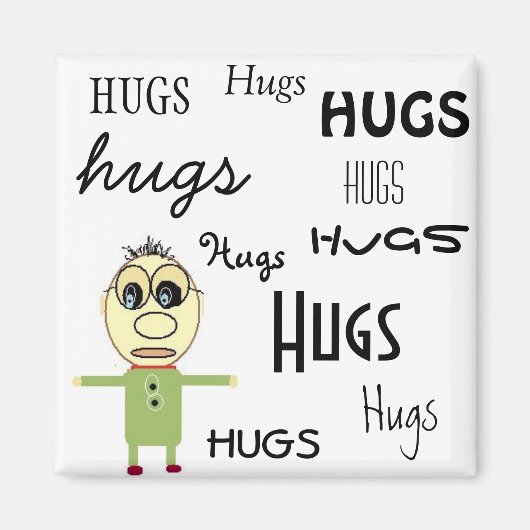 "LITTLE GUY" serie Magneet (Voorkant)