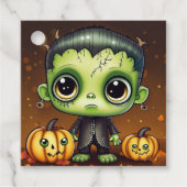 Little Halloween Frankenstein Bedankjes Labels (Voorkant)