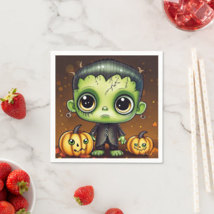 Little Halloween Frankenstein Servet