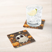 Little Halloween Ghost Kartonnen Onderzetters (Insitu)