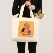 Little Halloween Teddy Grote Tote Bag (Voorkant (product))