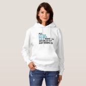 Little Hands Can Women's Hooded Sweatshirt (Voorkant volledig)