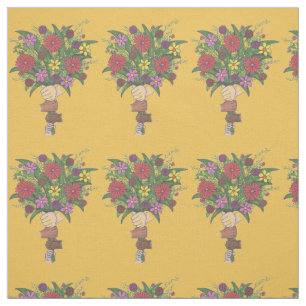 Little Hands Flower Bouquet Teacher Mam Preschool Stof