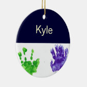 Little Hands Personalized Baby Ornament (Rechts)
