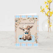 Little Handsome Lamb Kaart (Gele Bloem)