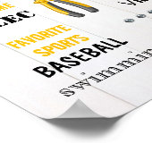 Little Handyman Verjaardag mijlpaal Geboortestatis Poster (Hoek)