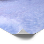 Little Harp Seal Pup bekleed in Snowflakes Poster (Hoek)