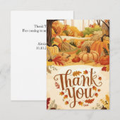 Little Harvest Autumn Herfst Bedankkaart (Voorkant / Achterkant)
