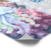 Little Hatchling Sea Turtle Baby Shower Welcome Poster (Hoek)