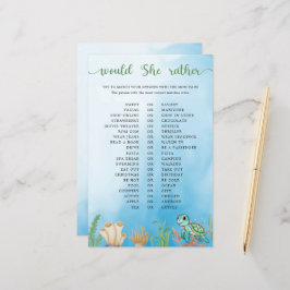 Little Hatchling zou ze liever Baby shower spel