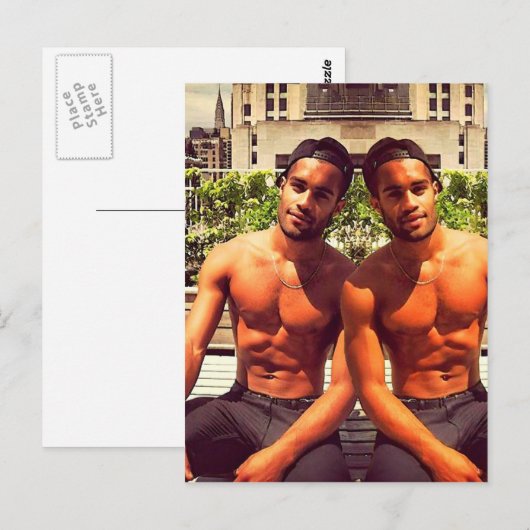 Little Havana Twins Briefkaart (Voorkant / Achterkant)