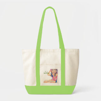 Little Hawaiian Beach Girl Tote Bag