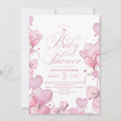 Little Heart baby shower Kaart (Voorkant)