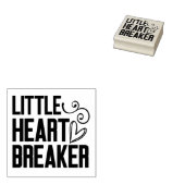 Little Heart Breaker Rubberstempel (Gestempeld)