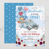 Little Heartbreaker Blue Truck Beer Birthday Kaart (Voorkant / Achterkant)