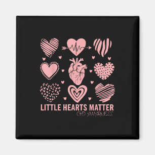 Little Hearts CHD Awareness Design voor Heart Advo Magneet