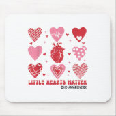 Little Hearts CHD Bewustzijn Hart Anatomie Valenti Muismat (Voorkant)