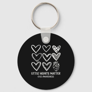 Little Hearts Chd Ziektebewustzijn Hartkrijger Sleutelhanger