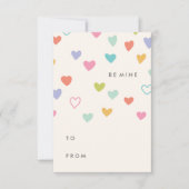 Little Hearts Classroom Valentijn Kaart (Voorkant)