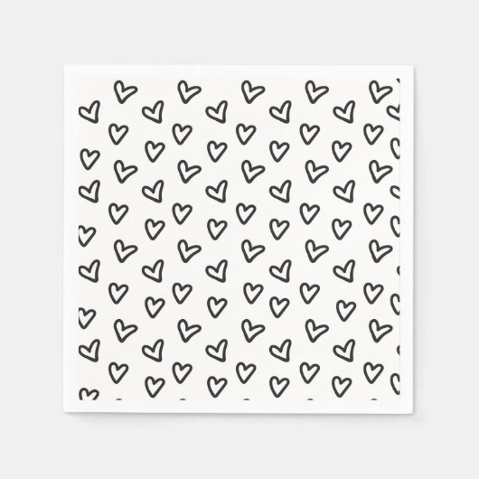 Little Hearts Cocktail servet (Voorkant)