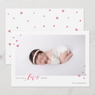 Little Hearts Love Valentijnsdag Photo Card